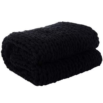 Cheer Collection Chunky Cable Knit Throw Blanket - 50" x 60"