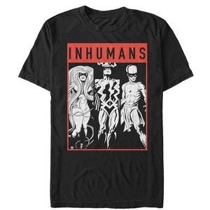 Men's Marvel Inhumans Grayscale T-Shirt - 1 of 4