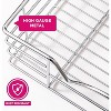 Hold N' Storage - Pull Out Pantry Cabinet Organizer with Anti Rust Chrome Finish, Heavy-Duty, Smooth Slide - 4 of 4