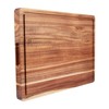 GustoWave Large Solid Wood Cutting Board 1.5" Thick, Durable Wood Cutting Boards for Kitchen with Deep Juice Grooves - 3 of 4