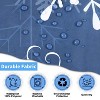 LunaLulinlk 13pc Christmas Shower Curtain with Hooks - 3 of 4