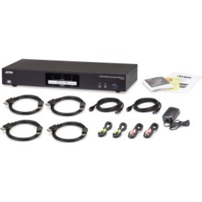 Aten 2-Port USB 3.0 4K DisplayPort Dual Display KVMP Switch