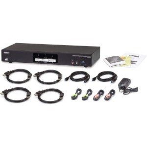 Aten 2-Port USB 3.0 4K DisplayPort Dual Display KVMP Switch - 1 of 1