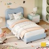 Garvee Modern Bed Frame Upholstered in Soft Boucle Fabric, Sturdy Wooden Slats, No Gap Headboard, Easy Assembly, No Box Spring Needed - 4 of 4