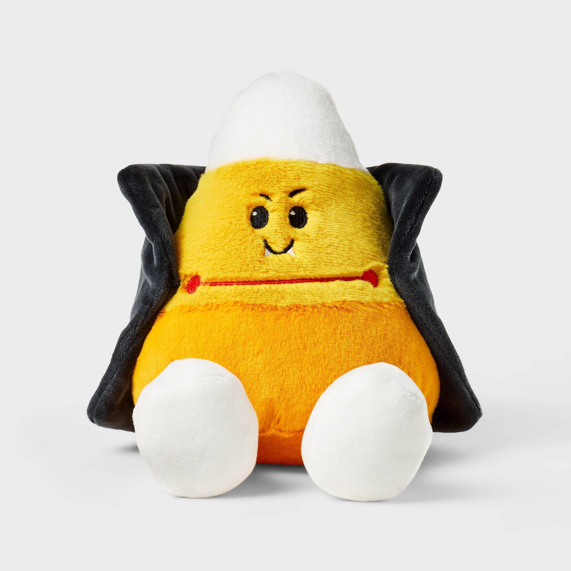 6.5" Mini Candy Corn Vampire Halloween Themed Plush - Gigglescape™: Stuffed Animal Character, Polyester Material