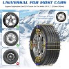 Docred Upgraded Snow Chains 8/10 Pack, Tire Chains for Cars/SUVs/Pickup Trucks, Emergency Anti Slip Tire Traction Chains for Tire Width - 4 of 4