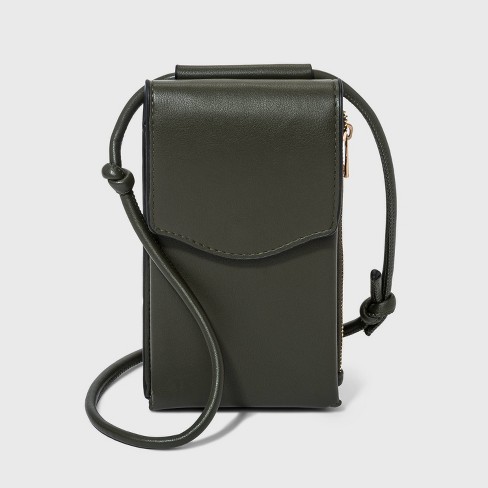 Green iPhone Bag / Crossbody Phone Bag / Cell Phone Waist Bag 