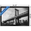 Trends International The Brooklyn Bridge - Iconic Framed Wall Poster Prints - 3 of 4