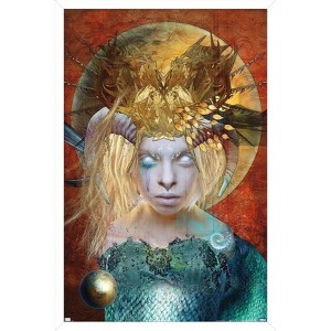 Trends International Jena DellaGrottaglia: Cosmic Zodiac - Capricorn Framed Wall Poster Prints - 1 of 4