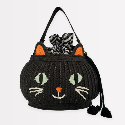 Meri Meri Trick Or Treat Cat Basket Bag (Pack of 1)