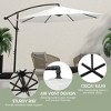 WestinTrends 10 Ft Outdoor Patio Cantilever Offset Umbrella - 4 of 4