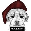 Men's Design By Humans Christmas Dog By msmart T-Shirt - 2 of 4