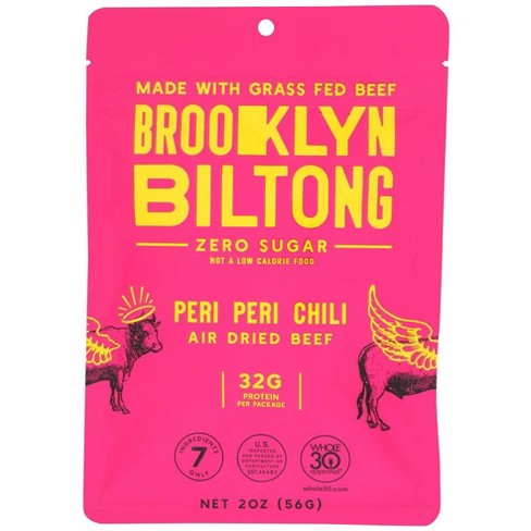 Brooklyn Biltong Jerky Peri Peri - Case Of 8 - 2oz : Target