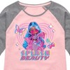 Girls' - LOL Surprise! - Splash Beauty w/ Butterflies & Hearts Shirt Tail Raglan Graphic T-shirt - 2 of 3