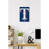 Trends International MLB Texas Rangers - Logo 25 Framed Wall Poster Prints - 2 of 4