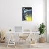 Stupell Industries Nighttime Moon Skiing Skeleton Winter Snow Slope  Framed Giclee Art - 3 of 4