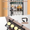 Racxily Metal Over The Door Pantry Organizer, 6-Tier Shelf Behind Door, Carbon Steel 110LBS Loading Storage Shelves for Kitchen Bathroom - 2 of 4