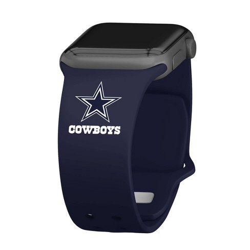 NFL Dallas Cowboys Apple Watch Compatible Silicone Band - Blue - image 1 of 3