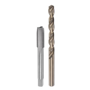 Unique Bargains Cobalt High Speed Steel Straight Flute Twist Drill Bit Tap and Bit Set - 1 of 3