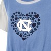 NCAA North Carolina Tar Heels Girls' White Tie T-Shirt - 3 of 3