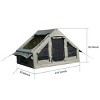 Inflatable Camping Tent 4 Season Glamping Tent for 4 to 6 Person Waterproof Windproof Air Tent Easy Setup Portable Outdoor Shelter-The Pop Home - 4 of 4