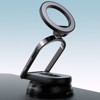Coverado Black Magnetic Car Phone Holder, MagSafe Car Mount Folding&360° Rotation Magnet Phone Holder for Car, Fit iPhone 12+ - 3 of 4