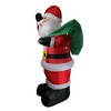 Northlight 8' Red and White Animated Inflatable Standing Santa Claus Christmas Yard Decor - 2 of 3