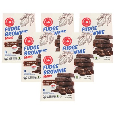Made In Nature Chocolate Chip Fudge Brownie Minis - Case of 6/5.92 oz