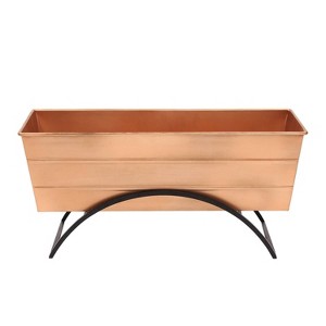 ACHLA Designs With Odette Stand Rectangular Steel Planter Boxes - 1 of 3