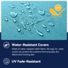 Buenhomino Outdoor Seat Cushion Set 25 x 22 x 4 Inch,Waterproof & Fade Resistant Outdoor Chair Cushions,Deep Seat Cushion with Removable Cover - 3 of 4