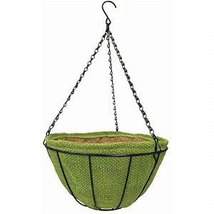 Gardener's Select Hanging Basket Planter with Green Coco Liner, 14in - 1 of 1