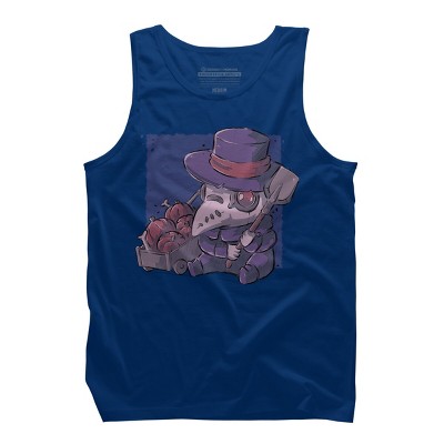Men's Design By Humans Halloween Plague By xMorfinaDesign Tank Top