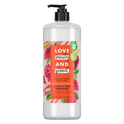 Love Beauty and Planet Black Tea Kombucha and Red Ginger Shampoo - 32 fl oz