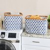 Household Essentials Set of 2 Bamboo Rimmed Krush Baskets - 2 of 4