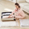 VEVOR Vacuum Storage Bags, 15 Pack (3 Jumbo/3 Large/3 Medium/3 Small/3 Roll), Compression Airtight Zipper Space Bags with Electric Pump,Clear - 2 of 4