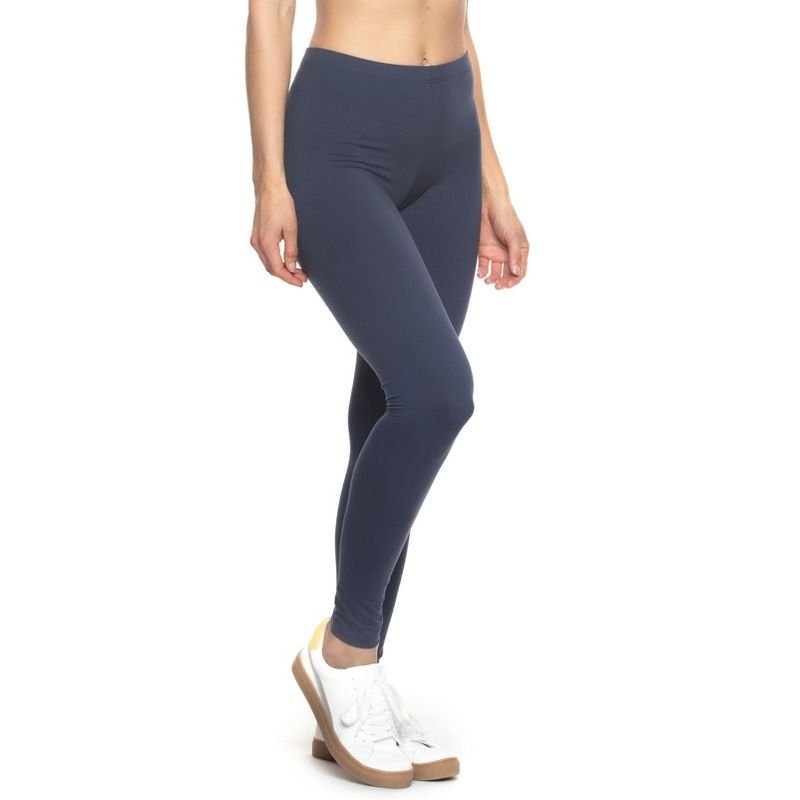 Felina Womens Velvety Super Soft Lightweight Leggings, 2-Pack Yoga Pants, 4 of 9