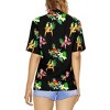 LA LEELA Hawaiian Shirts Womens Summer Beach Party Blouse Shirt Colorful Blouses Short Sleeve Vacation Dress Shirts Tank Top for Women - 2 of 4