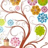 Slickblue Flower Lamp Wall Art Decal 20.1x30.7 inch – Waterproof Vinyl Stickers for Smooth Surfaces - 3 of 3