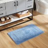 Lux Premium 100% Cotton Ultra-Soft Reversible Bathroom Rug-Durable Tufted Weave, Highly Absorbent Solid Pattern for Multipurpose use - 2 of 4