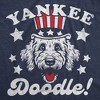 Womens Funny T Shirts Yankee Doodle Dog Sarcastic Fourth Of July Graphic Novelty Tee for Ladies - Crazy Dog Women's T Shirt For Fourth Of July - 2 of 4