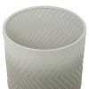 26" Wide 2pc Planter Modern Metal Pots White - CosmoLiving by Cosmopolitan: Indoor Set, Weather-Resistant - 4 of 4