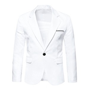 Lars Amadeus Men's Bussiness Casual Slim Fit One Button Dressy Blazer - 1 of 4