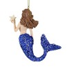 Kurt S. Adler 4.25 In Mermaid With Glittered Tail Shells Swim Aquatic Tails Tree Ornaments - 2 of 3