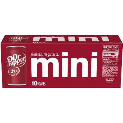 Dr Pepper Soda - 10pk/7.5 fl oz Mini Cans_6