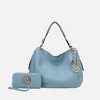MKF Collection Fabienne Women’s Hobo Shoulder Bag with Matching Wallet by Mia K - 2 of 4
