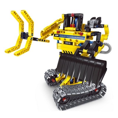 Insten Excavator Building Blocks Bricks Construction Truck Kit STEM Toy, 301pcs