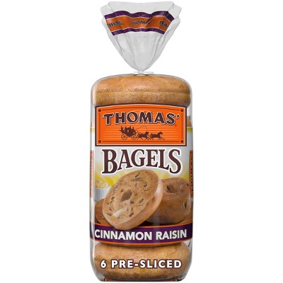 Thomas' Cinnamon Raisin Bagels - 20oz/6ct