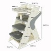 INFURNIC Ladders Multi functional Growing Up Dining Chair with Adjustable Height for Home Use, gray, 16.54"*25.2"*31.5" - 2 of 4