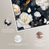 Art Remedy Navy Elegance Floral Elegant realistic Floral Wall Art Framed - 4 of 4