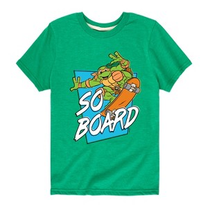 Boys' - Teenage Mutant Ninja Turtles - So Board Short Sleeve Graphic T-Shirt - 1 of 4